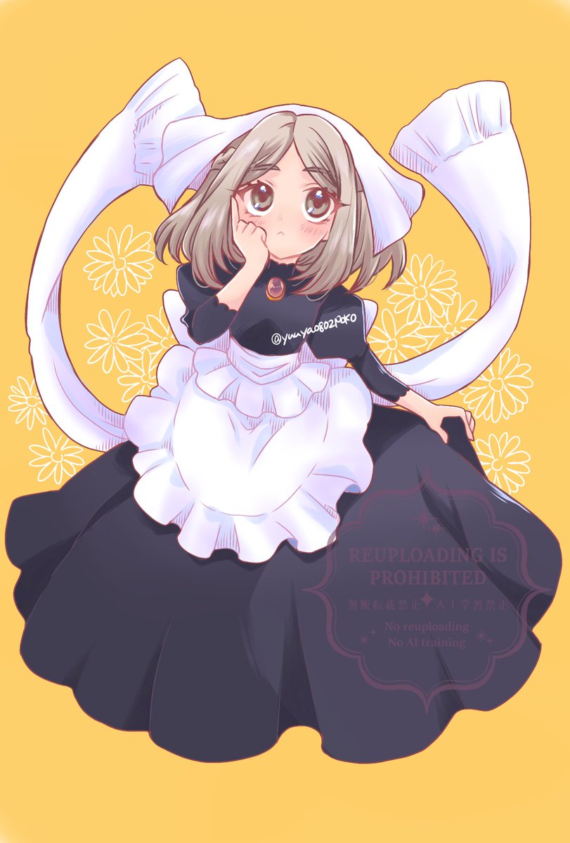 #100カノファンアート
見習いメイドまいちゃん！