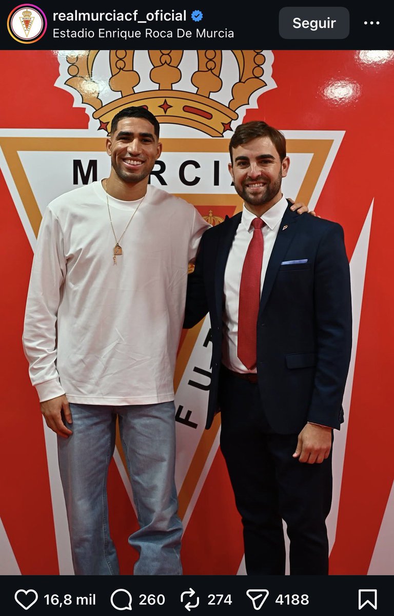 Markitonavaja00's tweet image. si hombre, jakimi al murcia, tú
#Murcia #Fichaje #Marroqui