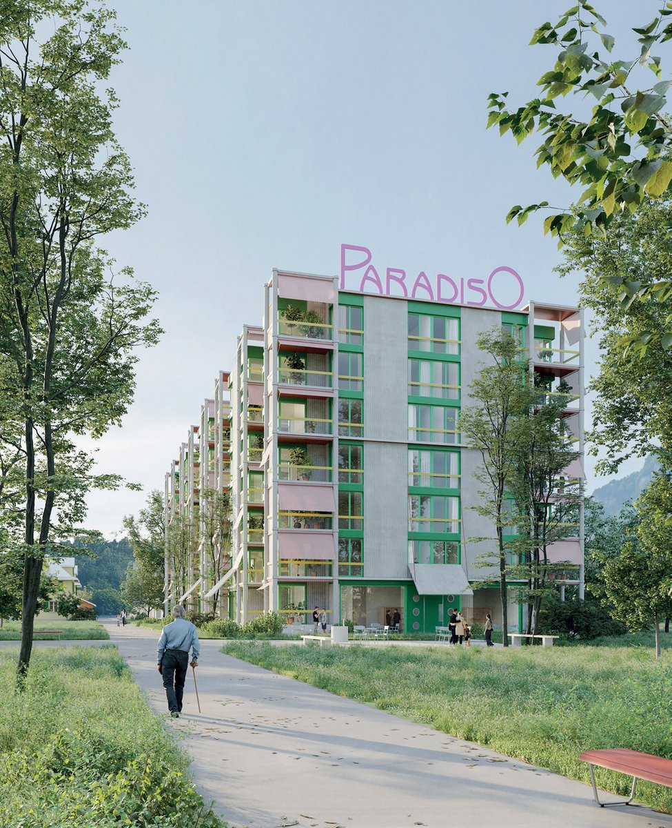 Das Projekt vom Team #Knorr &amp; #Pürckhauer Architekten mit #Gersbach Landschaftsarchitektur hat den #Studienauftrag für das Initialprojekt «Hof» im #Jenny Areal #Glarus Nord für sich entschieden.
competitions.espazium.ch/de/wettbewerbe…