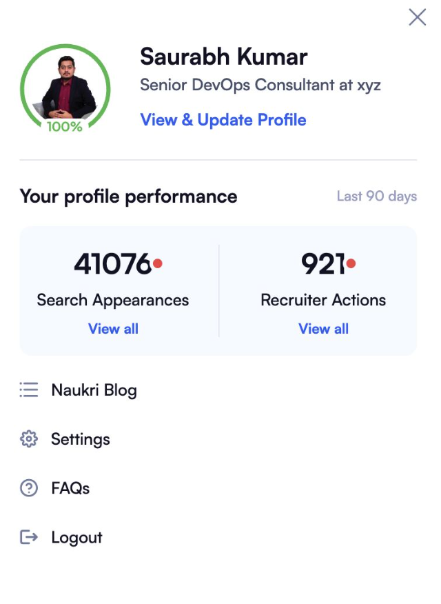 sauravstwt's tweet image. Want 1000+ recruiter actions on Naukri?
Comment “naukri” and I’ll DM you the exact free guide I used to achieve it.

Most engineers update their Naukri profile once and assume the job is done.
Then they wonder why recruiters never call.

Here’s the truth:
Naukri is still India’s…