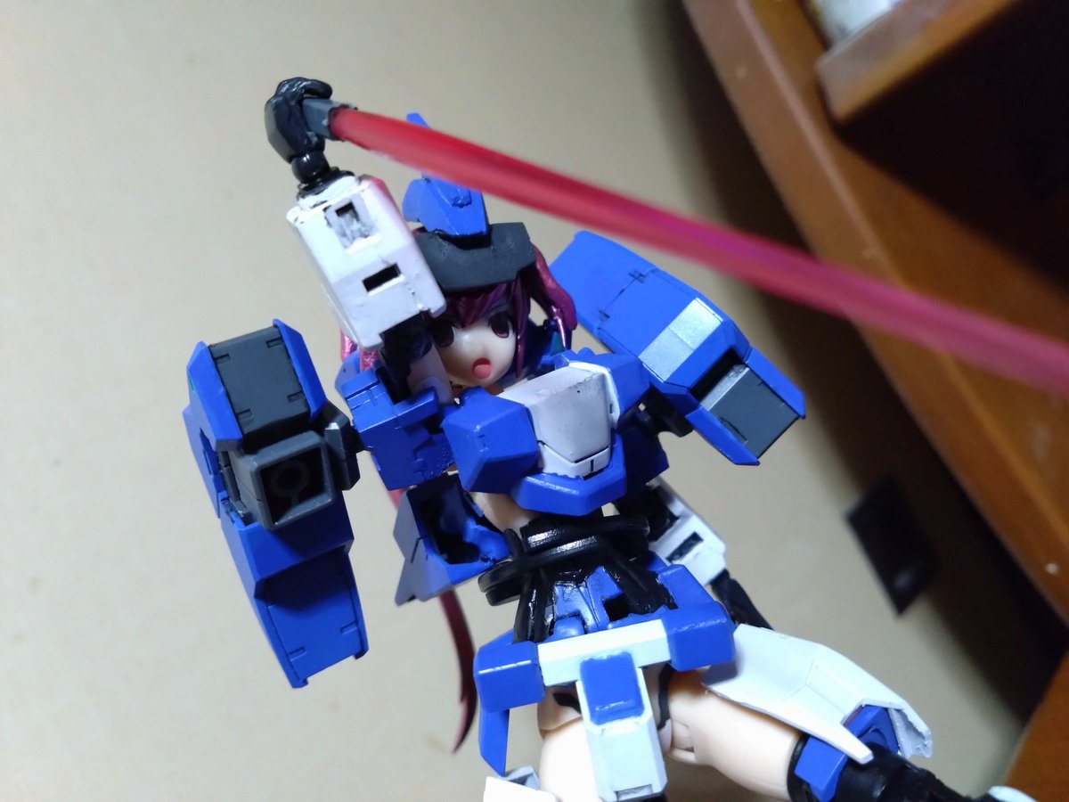 NOLOSER1020's tweet image. 「う～私もう若い娘とは違うから積極的に動けないのに～みんなの帰る家しか護れないよ～」
何とかMS少女でジェノアスOカスタムちゃん完成しました～組み立て時に結構苦戦して微妙なところもあるけど個人的には結構良い感じに好みのキャラにw
#ガンプラ 
#フレームアームズ・ガール 
#MS少女 
#美プラ