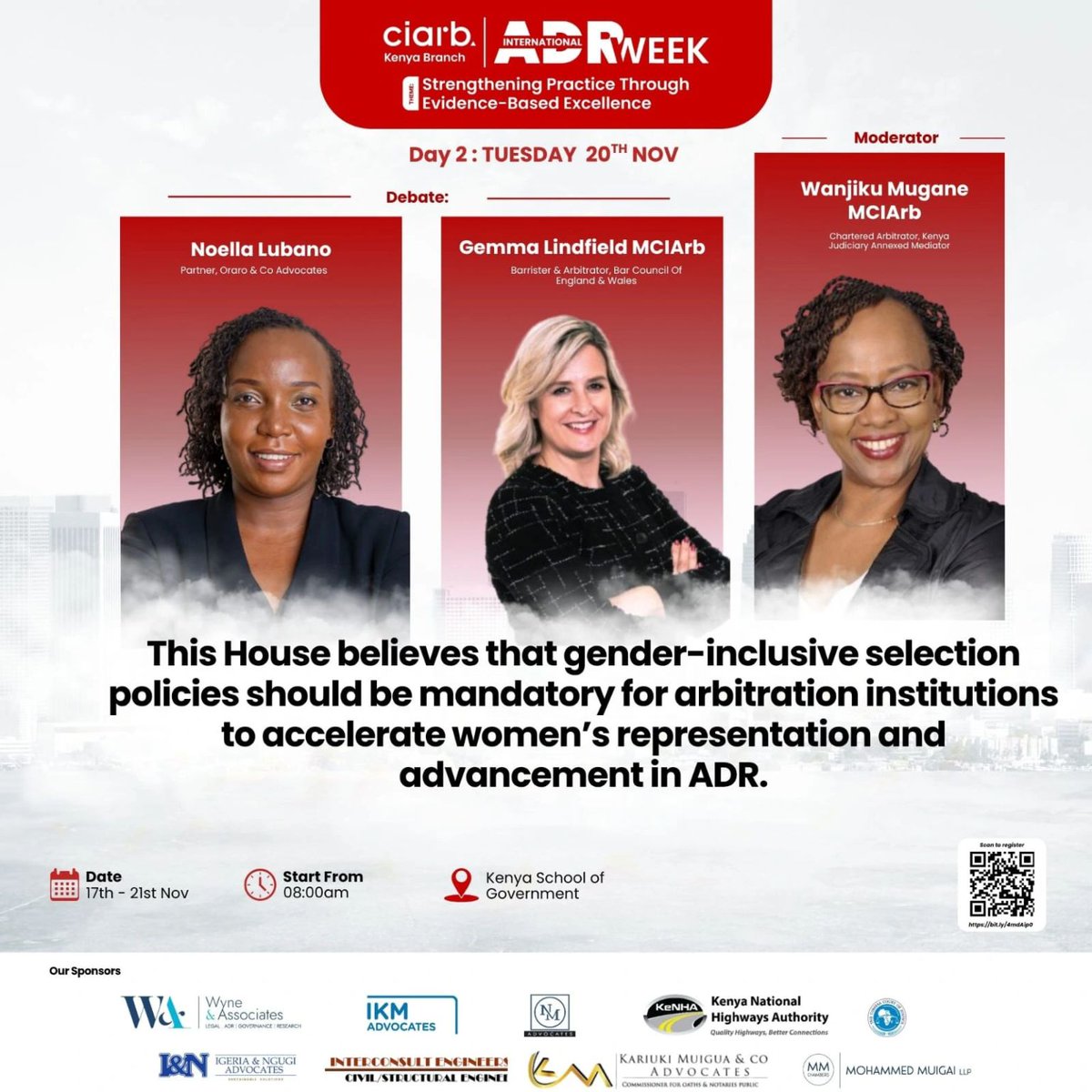 OCOAdvocates's tweet photo. We are thrilled to share that #Ourveryown Partner, Noella Lubano, will be participating in a high-profile debate session during International ADR Week 2025, organised by the Chartered Institute of Arbitrators, Kenya Branch.

Read more: https://t.co/JEg26942Y9

#ADRWeek2025 https://t.co/8adZbhq3mg