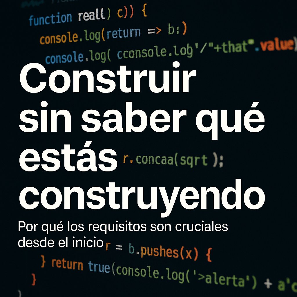 juliancamposes's tweet image. Uno de los errores más comunes en el desarrollo de un producto es... construir sin saber qué estás realmente construyendo.

Y también el que más caro se paga.

Por eso, en la nueva entrega de CERO a SENIOR te cuento:

👉Por qué escribir requisitos acelera (no frena)
👉Cómo…