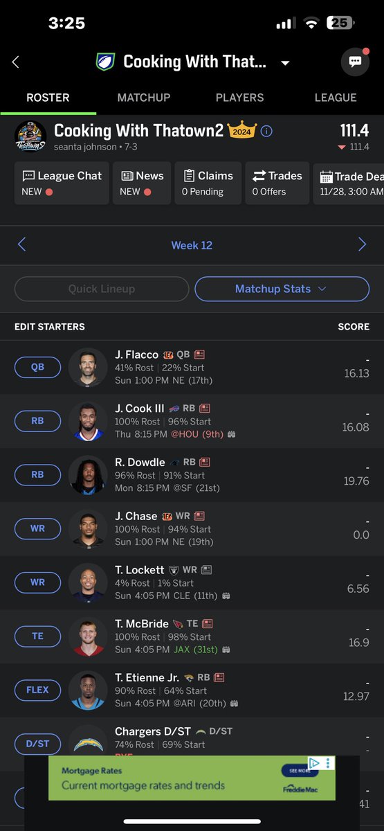 thatown2's tweet photo. Looks like ESPN already knows that Ja’marr Chase @Real10jayy__  will be suspended #Bengals #Steelers https://t.co/rfW3lOF442
