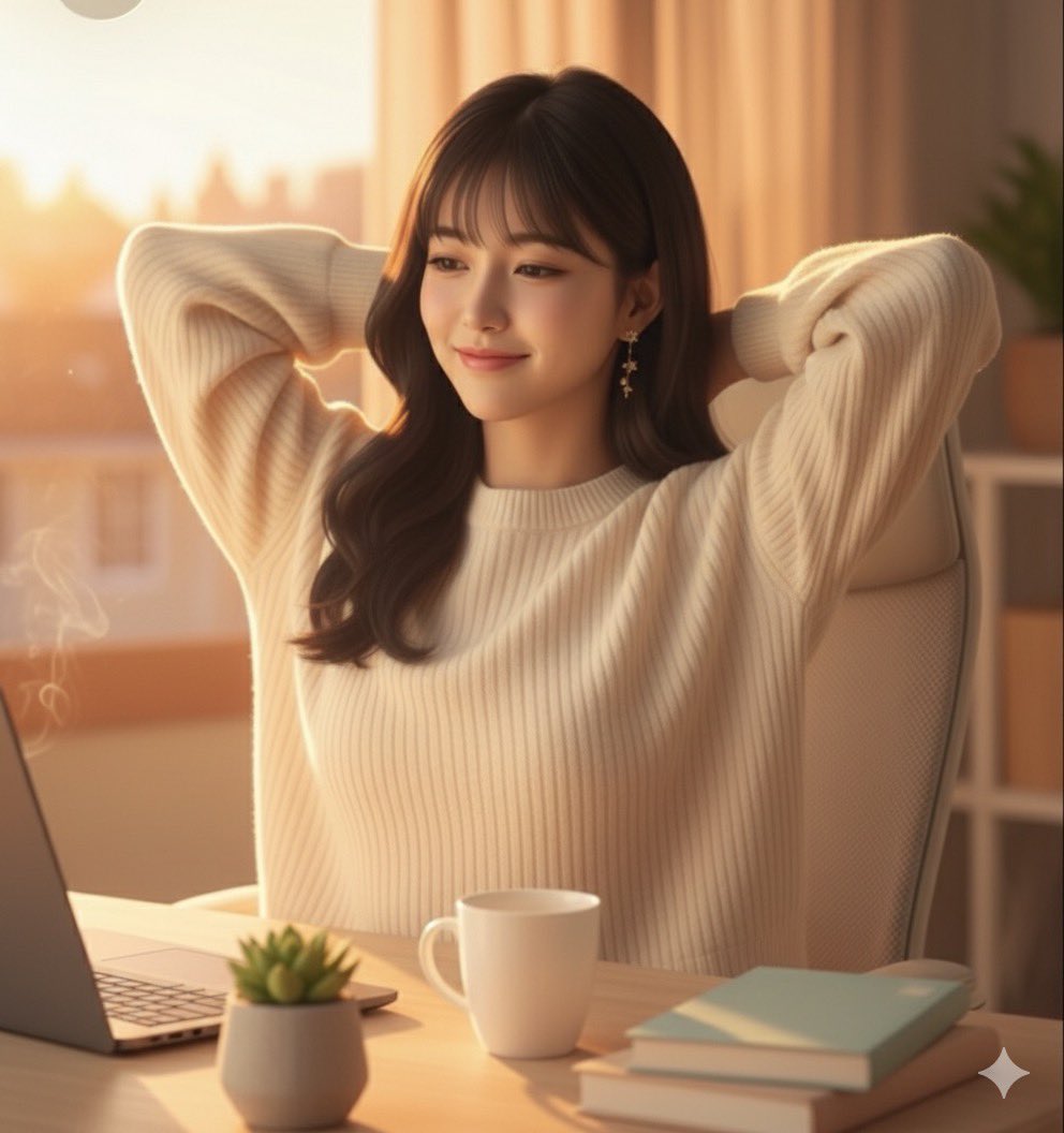 toshi_mina_lab2's tweet image. Work-from-home Monday for Toshi today 🏡
Mina stayed beside him, quietly cheering.

As the evening light softens the room,
it feels good to finally relax.

Great job today — wishing you a calm, gentle night 🤍

#WorkDone #Monday #Japan