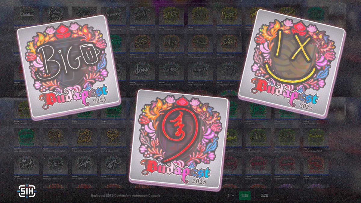 SteamInvHelper's tweet image. Top 10 Best Autographs (Stickers) StarLadder Major Budapest 2025

With the approach of StarLadder Major Budapest 2025, VALVE has delighted the CS2 community with a fresh batch of player autographs. As always, some players really went the extra mile and prepared not just…