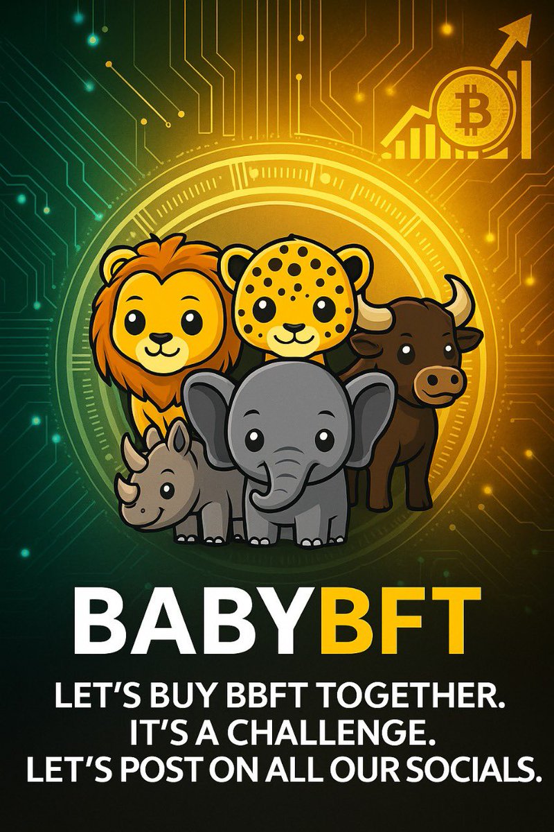 NEW WEEK, NEW OPPORTUNITIES! 🚀💥 

It's time to fuel the fire! 🔥 Operation Buy $BBFT on DEX is ON! 🛍️ Buy $BBFT on DEX with any amount and don't forget to help a friend buy! 🤩 Let's get this party started! 🎉 

This week, let's aim to KILL A ZERO! 💸 Our target is still $100M