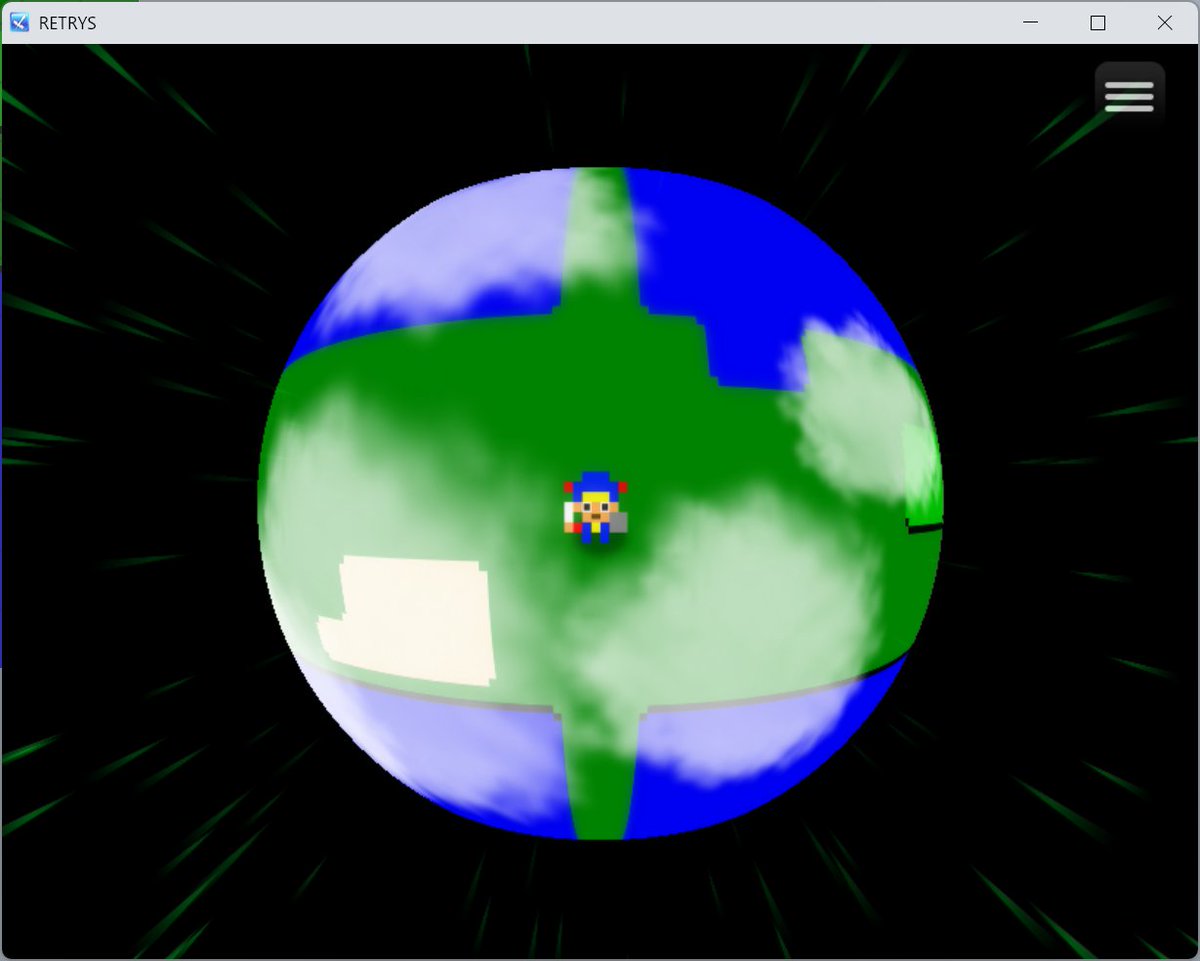retrys_project's tweet image. 【本日の作業】
星を作ってました🌏

#indiegamedevelopers