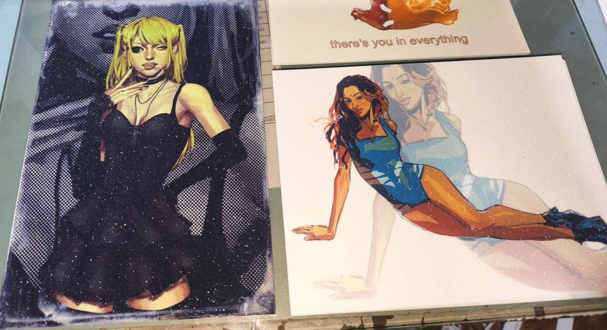 yelouvrish's tweet photo. some of my art prints for #CFADWeek2025 https://t.co/tpYNC1uLQR