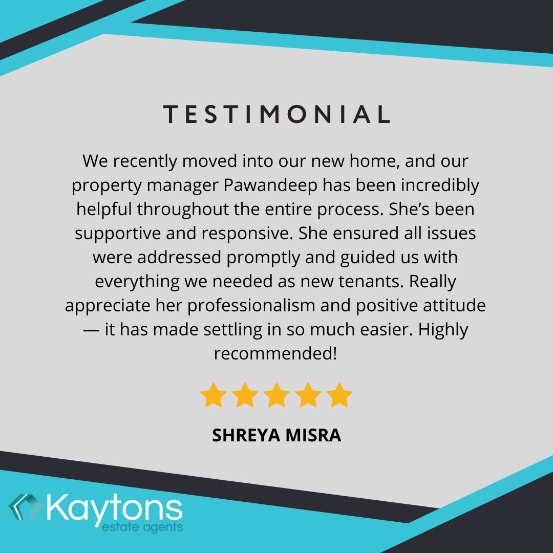Kaytons: the lettings team that provides great service as  standard 🤩

#EstateAgents #LettingAgents #Manchester