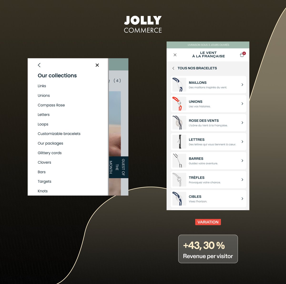 kevin_miguet's tweet image. Hear me out : Mobile menu optimization is the most underrated type of test. 

Why this test worked here ? 

Data : 
- Burger menu was 3-5th most clicked element (depending on pages) , found out with @heatmapme 

- Lot of customer reviews mention gifting

- No images at all on…