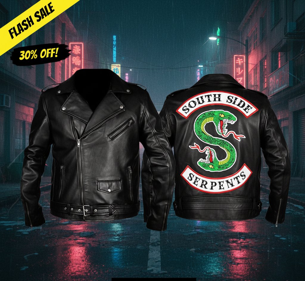 ExpressJackets's tweet photo. Own the Serpents Snake Black Leather Jacket from Riverdale’s Southside crew. Available now at Express Jackets with secure worldwide shipping.
https://t.co/aWnbZUBKc8

#leatherfashion #southsideserpents #sale #expressjackets https://t.co/Z7Lnvx2BHx