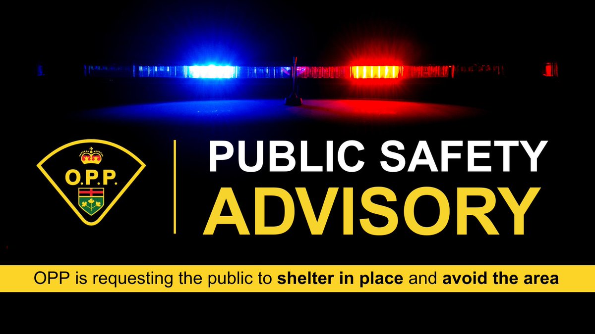 OPP_COMM_WR's tweet photo. SHELTER-IN-PLACE: Six Nations Police Service asking the public around Fourth Line and Chiefswood Rd. in Ohsweken, Six Nations to shelter-in-place. Officers are responding to a disturbance involving an armed individual. Further info will be released as it becomes available. ^pia https://t.co/mJx9YWfDGj