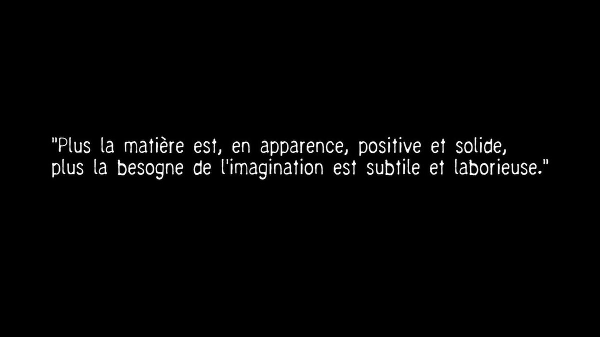 Si tout va bien, cette semaine vous devriez pouvoir voir mon dernier portrait documentaire.

Ici même.

Et si vous avez envie, devinez qui a écrit cette citation sans la chercher sur internet :-)