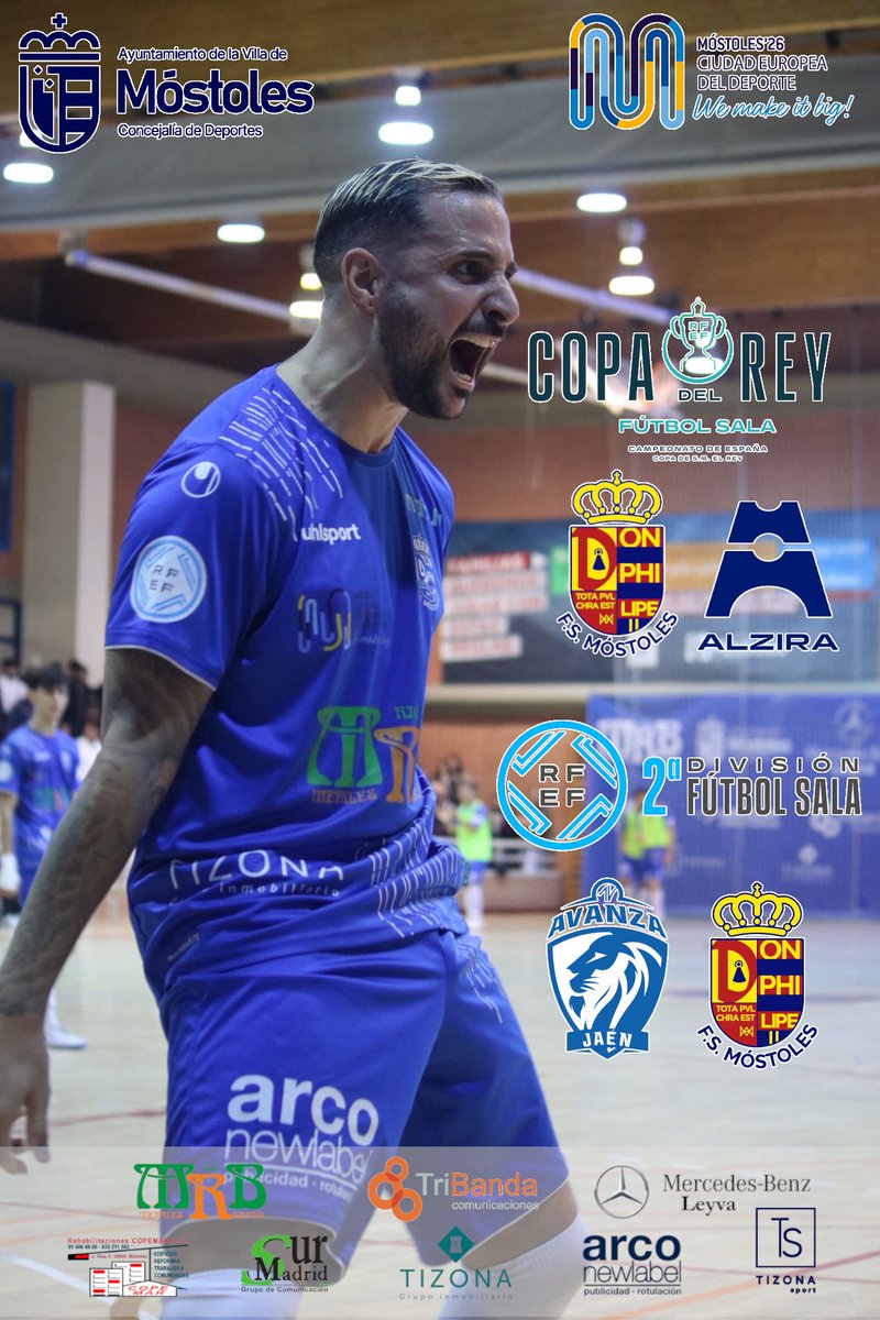 💙NUESTRA SEMANA💙
Mañana 18/11, Copa del Rey ante <a href="/AlziraFS/">Family Cash Alzira FS</a> 
Y el sábado 22/11, volvemos a Jaén para la 9ª jornada de liga ante <a href="/AvanzaJaen/">Avanza Jaén Paraíso Interior FS</a> 
Que bonito es ser de Mi equipo!!!
#canteraazul