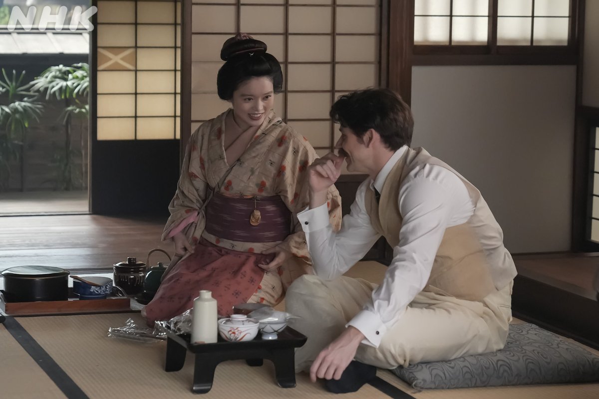 asadora_bk_nhk's tweet image. 📷#ばけばけオフショット

撮影の合間におしゃべりをするお二人😊

髙石さんは「英語はわからないのに、トミーさんが言っていることはなぜか分かるときがある」のだそうです。

#髙石あかり #トミー・バストウ
#ばけばけ