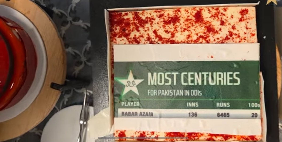 SaithHamzamir's tweet image. PCB celebrated most 100s by Babar Azam and Rizwans 100 odi matches ❤️