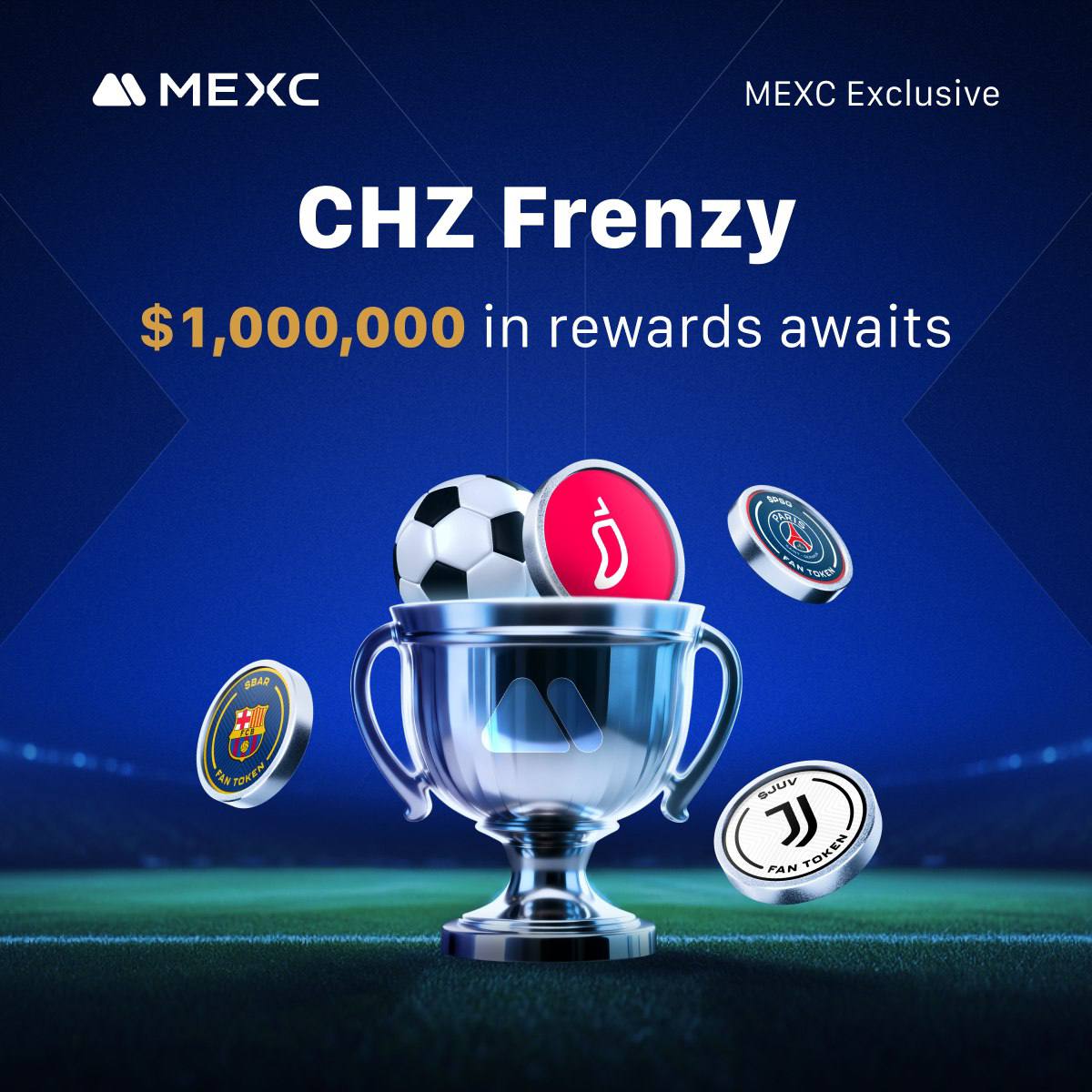 Opened MEXC today and got hit with the $1,000,000 CHZ prize pool 😳💰. Didn’t expect it, but as I read more, I had to get in — the event is packed with insane rewards:

• New Users: Trade &amp; win 1,600,000 CHZ + $250,000
• Futures Traders: Share $200,000
Plus zero-fee CHZ