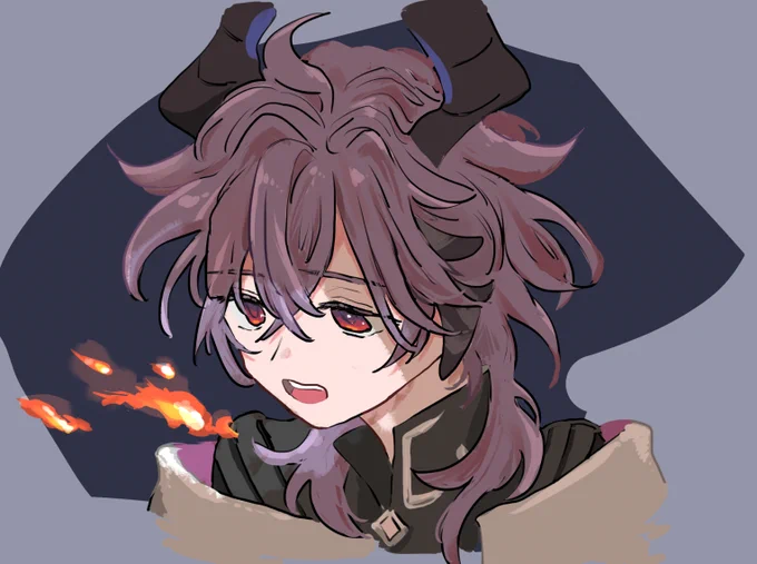 どぅりんに火吐いてほしいという絵