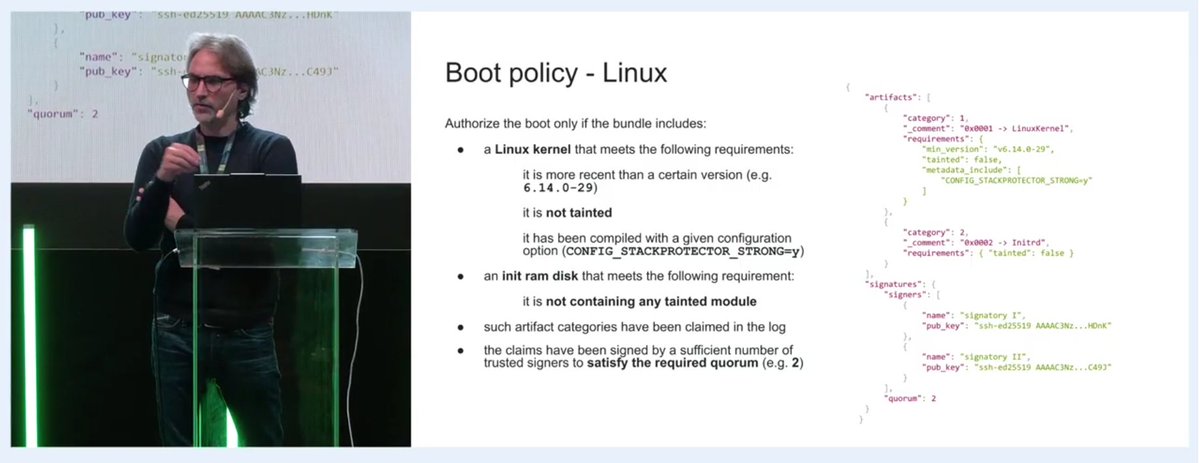 AndreaBarisani's tweet image. Our talk at this year Transparency.dev summit is now live!

Implementing transparency in UEFI boot managers

youtube.com/watch?v=Srv2R7…

Check out the project:
github.com/usbarmory/boot…