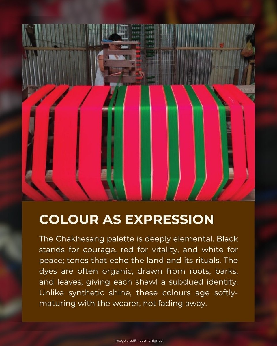 dchandlooms01's tweet image. The fibres of chakhesang shawls carry the faint toughness of wild nettle and the disciplined softness of hand-spun cotton.
#ministryoftextiles #DChandlooms #vocalforlocal #vocalforlocalindia #nagaland #chakhesang #shawls #gitag #myhandloommypride #myproductmypride #tribal #tribe