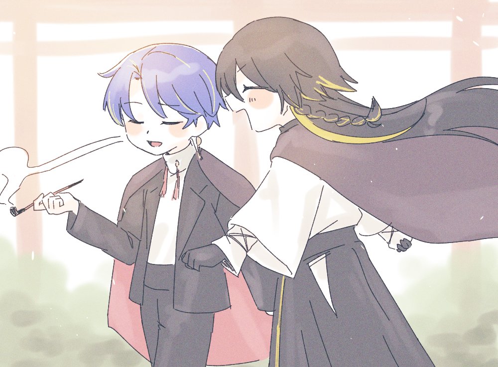 「「今日さんにあんみつ奢ってもらえるって占いで出ました!」 「それ、占いじゃなくて」|あきたのイラスト