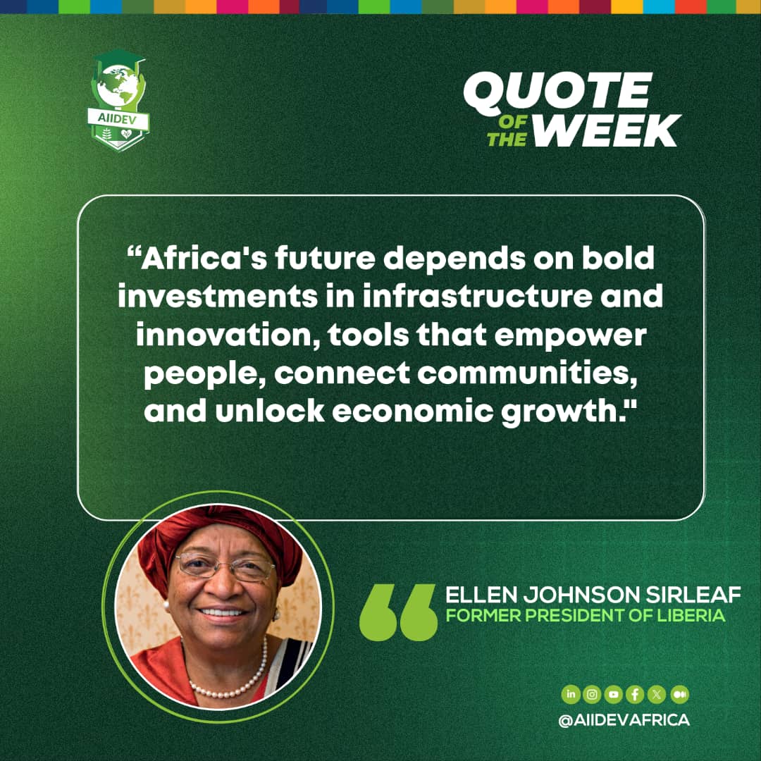 aiidevafrica's tweet image. Africa once dreamed of roads, jobs, and opportunity. Today, with investment and innovation, those dreams are becoming reality. Progress starts when we dare to build. Let’s keep going.

#SustainableDevelopment #InfrastructureMatters #AIIDEVAfrica