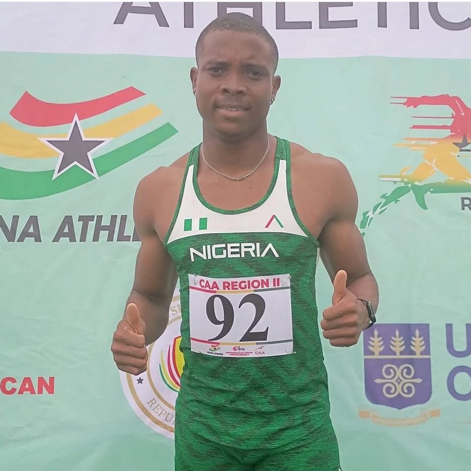 🇳🇬 James Emmanuel finished 4th in his Men’s 100m heat at the Islamic Solidarity Games running 10.87 seconds into a -1.7m/s headwind. 🇴🇲 Ali Al Balushi won running 10.51 seconds followed by 🇬🇾 Emanuel Archibald at 10.56 seconds

James will advance to the semifinals later today