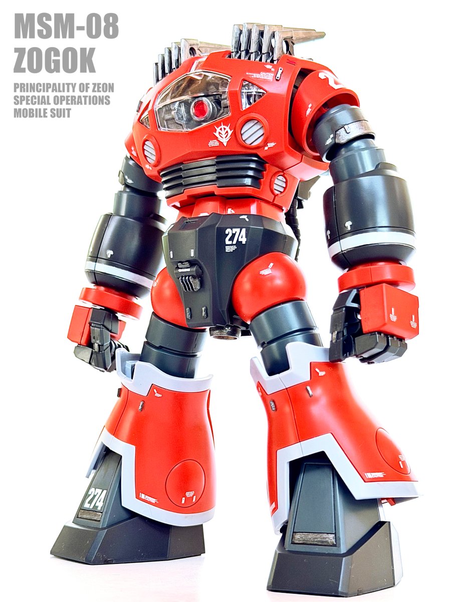 完成】MSM-08 ゾゴック お手軽改造ですが、ミリタリー的なルールで固め