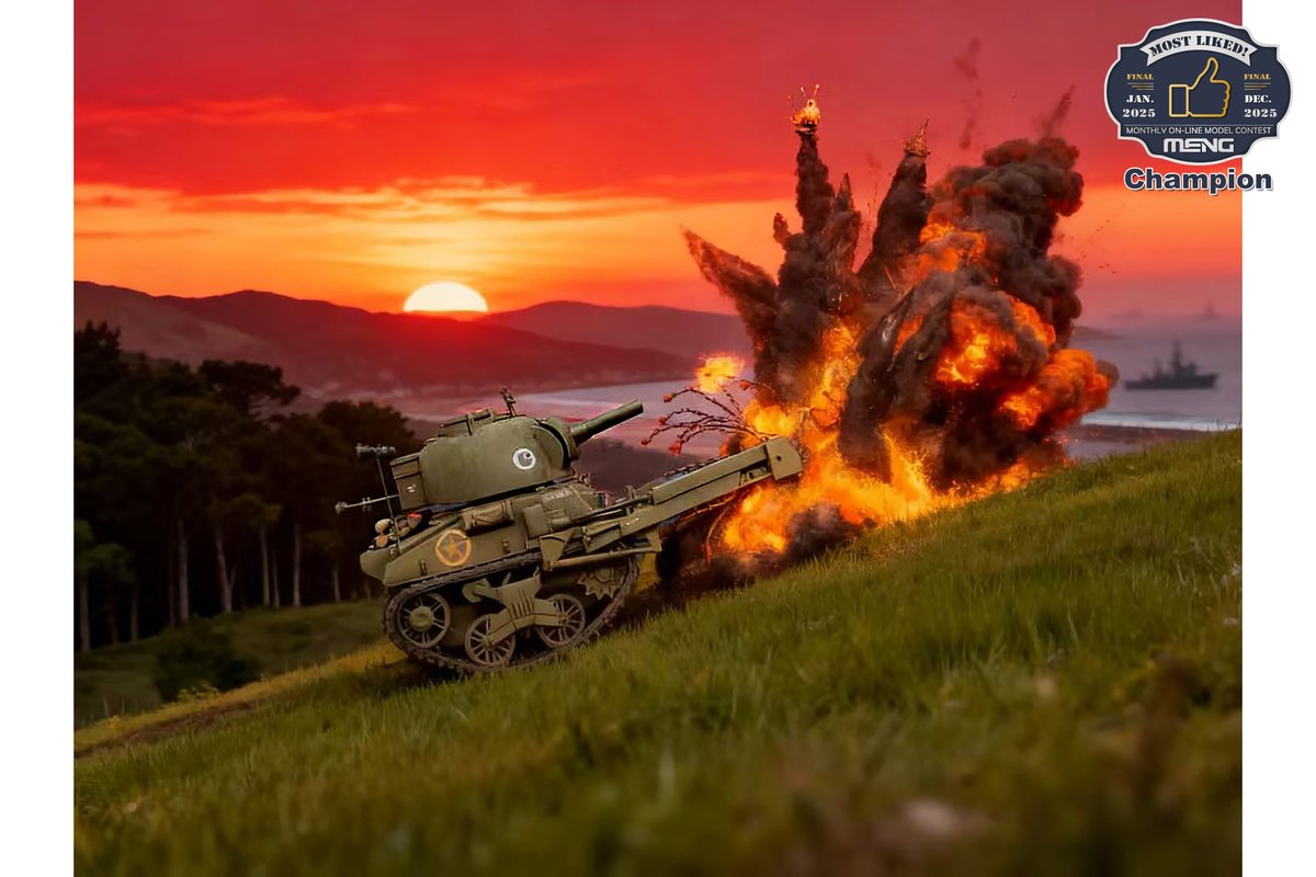 MengModel's tweet image. MENG&apos;s MOST LIKED 2025 第六回隔月コンテスト受賞作品発表 「3」：

G組 SF第1位：作品G004番 Maksim Savonin「Atreides Ornithopter」
H組 カートゥン 第1位：作品H006番 Yang Zhitao「Keep moving」