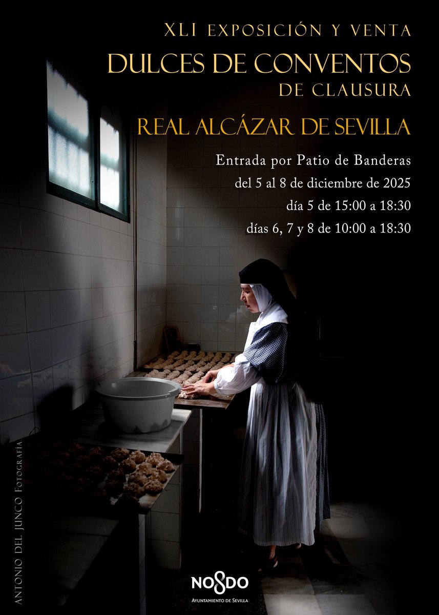 Sevilla en Navidad 🌲 #diciembre #dulcesconventos <a href="/SevillaAlcazar/">Alcázar de Sevilla</a> #solidaridad