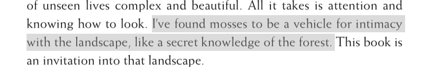 brown_book_bug's tweet image. &quot;Non-fiction is boring!&quot; &quot;Fiction is better!&quot; Read this collection of essays on Moss by indigenous American author Robin Kimmerer which takes an ecocentric lens to analyse how non-human entities as small and as insignificant as Moss have vibrant inner lives and purpose.