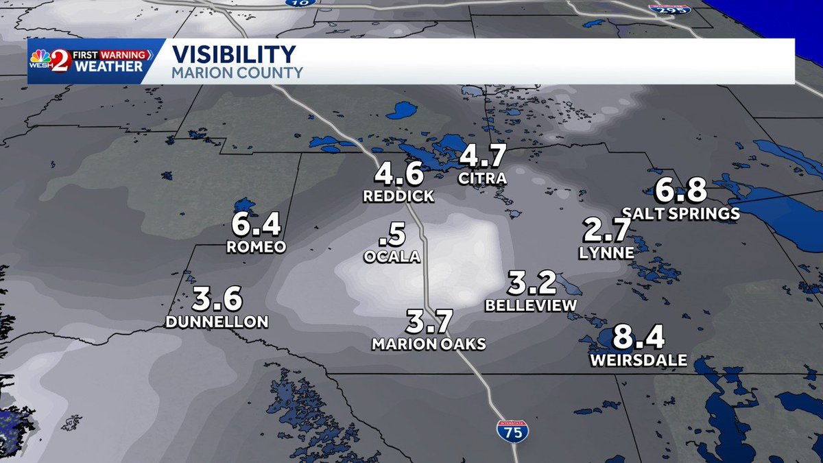 Heads up friends, watching some fog this morning.

Thickest in Marion around 4am (time of posting), but wanted to give you the heads up!

See ya on tv all morning long tracking your work week forecast!