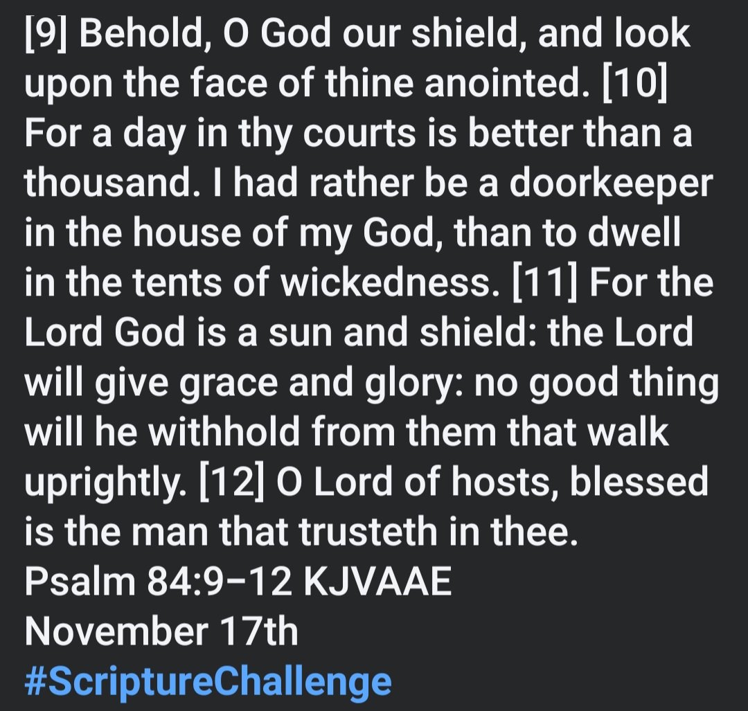 dwaynetmoore's tweet image. November 17th 
#ScriptureChallenge