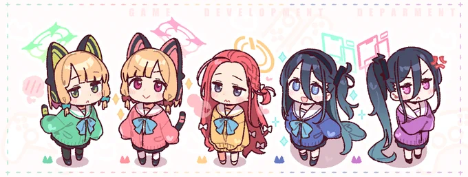 仲良しゲーム開発部 #ブルアカ