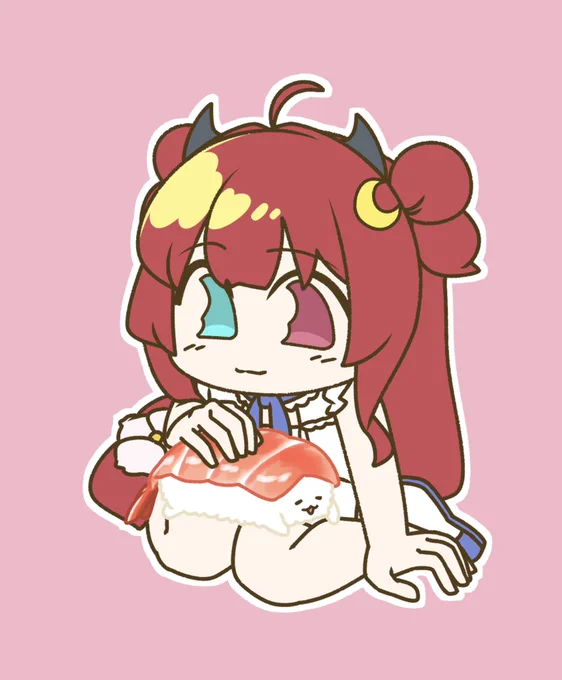 ロアちゃんと寿司 ロアちゃんは寿司を食べるなら中トロやもだけど、もし飼うならどれを飼ってみたい? 中トロも可愛いけどエビとかも可愛い感じしたり玉子や巻き寿司とかも可愛いよね ロアちゃんの気になるお寿司教えて! ロアちゃんに良き寿司との生活を #ロアート