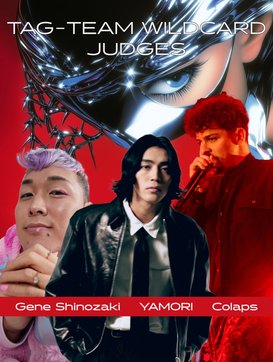 BEATCITY JAPAN 2026

Meet our judges for
【WILDCARD TAG-TEAM Category】

👤Gene Shinozaki🇺🇸

👤YAMORI🇯🇵

👤Colaps🇫🇷

応募期間：1/19（月）20:00 ～ 2/19（木）23:59
結果発表：3/15（日）20:00

#beatcityjapan
#beatbox
#bbx
#bcj26
#体内楽器在中