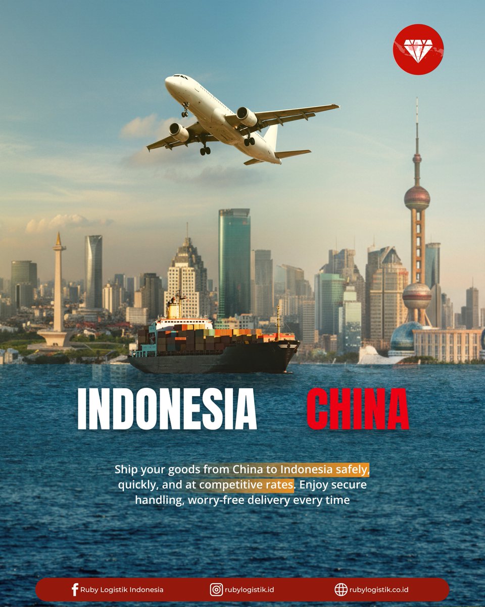 Rubylogistik's tweet image. Your supply chain deserves more than just shipping it deserves confidence. With Ruby Logistik, moving goods from China to Indonesia becomes simple, transparent, and worry-free 

#rubygroup #ruby #logistik #indonesia #china #impor #expor