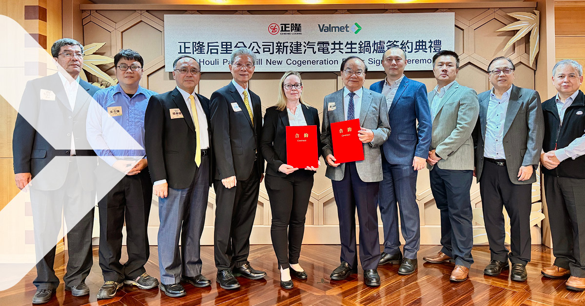 valmetglobal's tweet photo. Valmet’s new waste-to-energy boiler to help Cheng Loong Corporation in Taiwan to decarbonize Houli mill’s energy production.
Read more from the press release: https://t.co/0GS7HPuLsg
#Valmet #CFBboiler #PaperMill #AutomationSystem https://t.co/xJkFKCpSw2