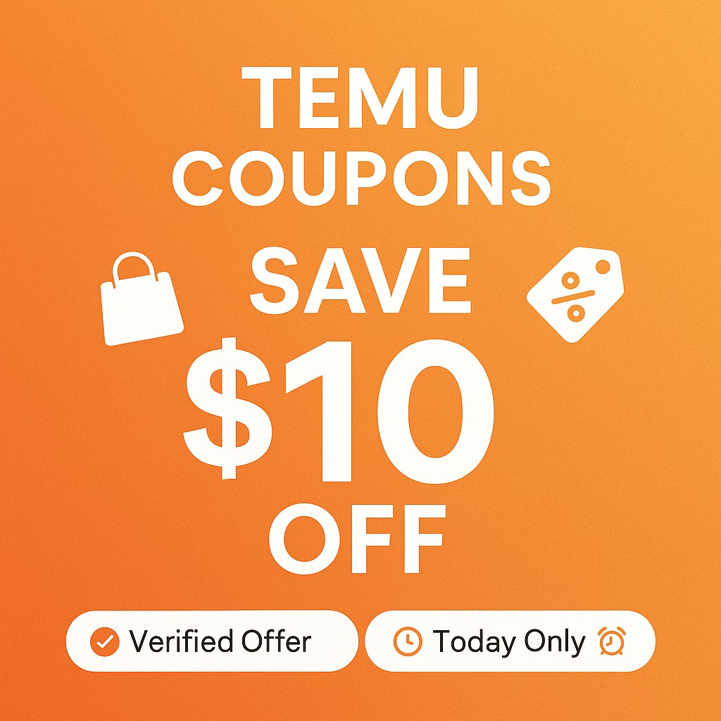 ZapTheCoin's tweet image. 🛍️🔥 TEMU coupons alert! Just spotted a HOT Verified Deal — grab $10 OFF + extra savings on trending finds 😍 Limited Time &amp;amp; working TODAY ONLY! We tested it — it works ✅ Don’t miss this! 🧡✨ #TemuCouponDeals #temuPromoCode

👉 Grab your deal here: [couponlegit.com/temu-coupons/]