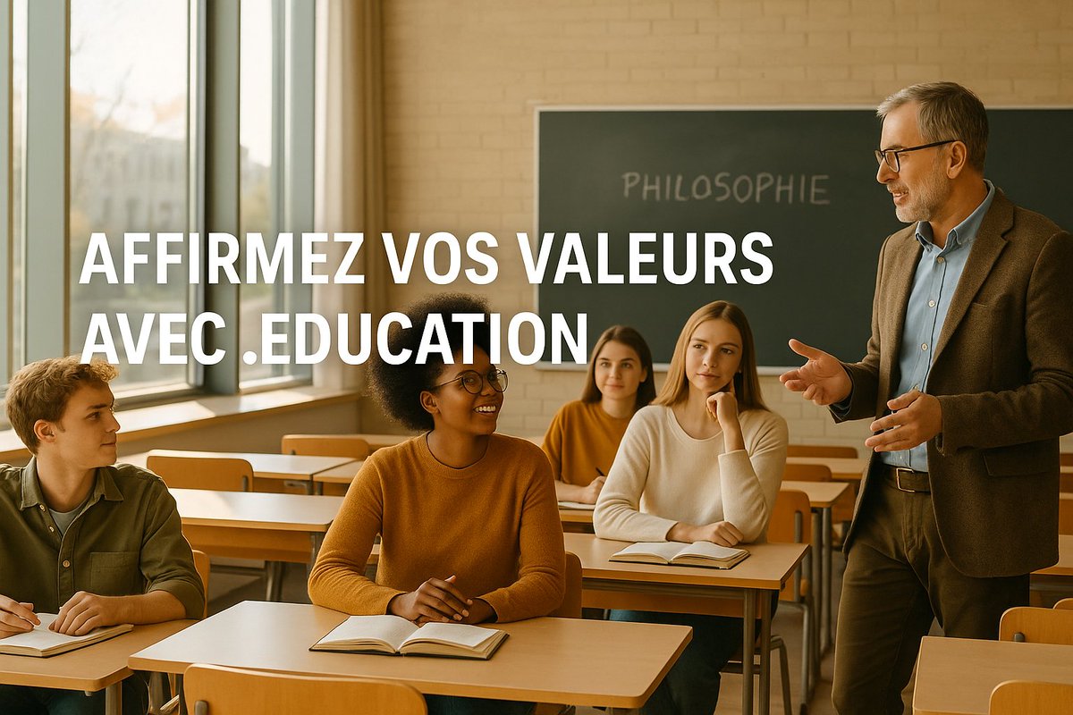 ONE2NET's tweet image. Célébrez la Journée de la philosophie avec une identité qui fait sens.
Affirmez vos valeurs et votre mission avec un domaine en .education !
👉 one2net.fr/nom-domaine/no…
#Philosophie #Education