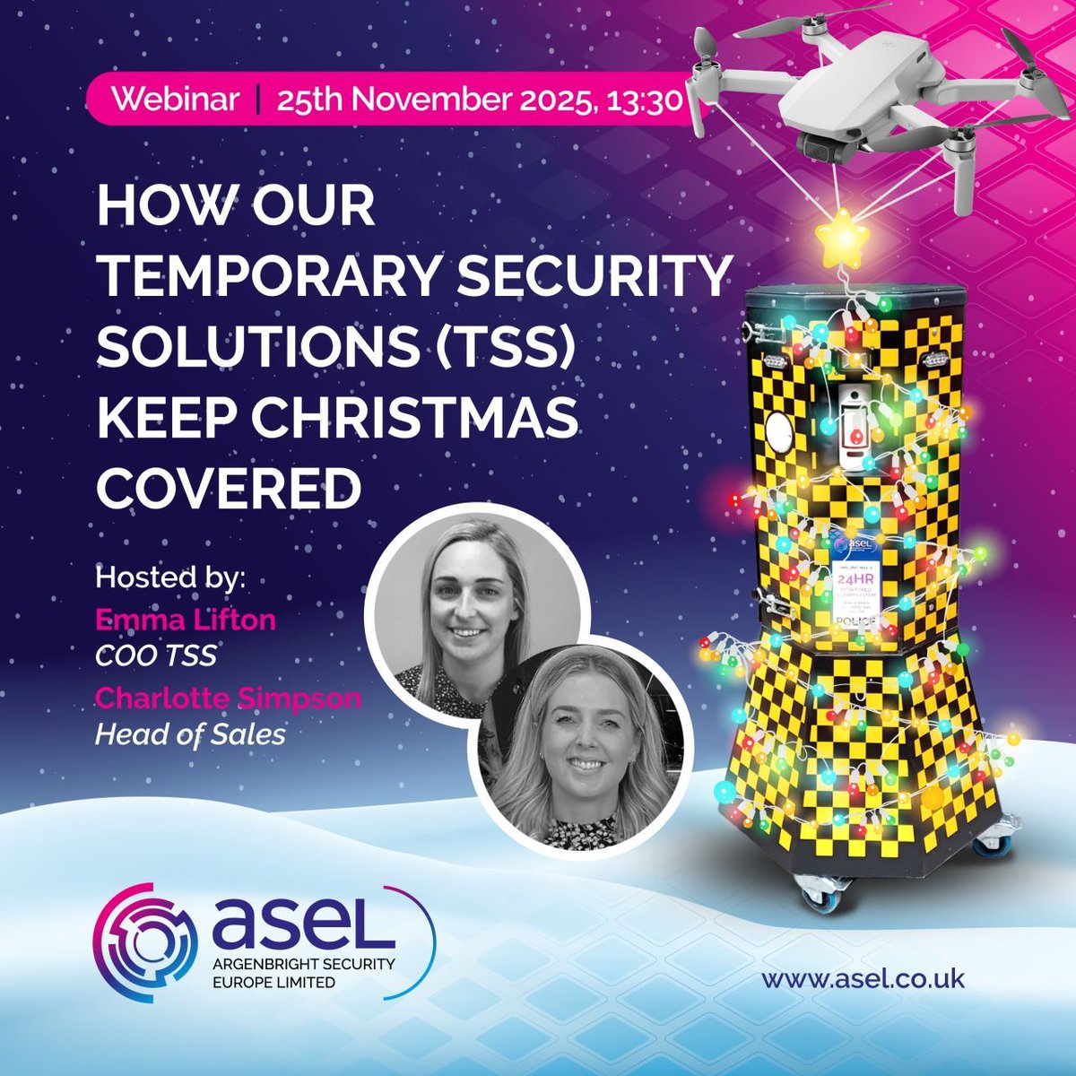 Is your security plan ready for the festive season? Join our webinar next Tuesday to find out, there's still time to register!

Date: 25th November 2025
Time: 13.30 GMT
Register here: lnkd.in/edTR-kng 

#security #festiveseason #christmascover #temporarysecurity