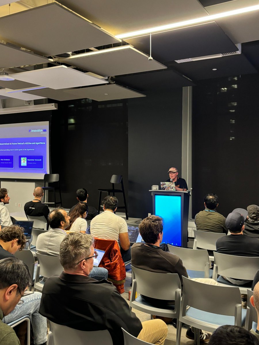 fetch_ai_IL's tweet image. What an amazing time for the @Fetch_ai ecosystem in San Francisco 🔥

Our team - Rajashekar V and Mike Chrabaszcz - hosted an interactive lightning talk about “Building the Decentralized AI Future” at @daytonaio AI Builders day at the global @awscloud GenAI Loft.

They walked the…