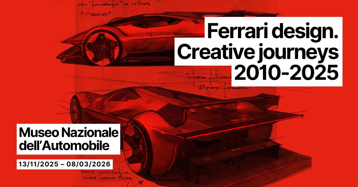 twitorino's tweet photo. 🏎️ Al #MAUTO arriva “Ferrari Design. Creative Journeys 2010–2025”: 11 modelli iconici del team di Flavio Manzoni tra concept, serie ed esemplari unici. Un viaggio nel nuovo spazio DESIGN del Museo.

🗓️ 13/11/25–08/03/26

ℹ️ Info: https://t.co/30oE2uvpmI https://t.co/Q7WVWV83FP