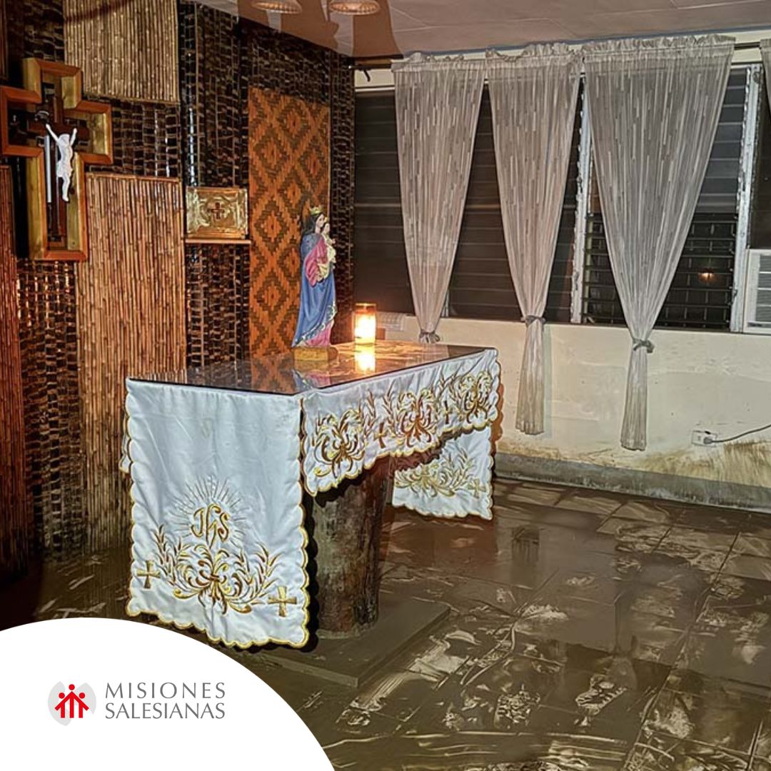 MSalesianas's tweet image. #NoticiaMS | Tres tifones han golpeado Filipinas 🌪️🇵🇭 y las obras salesianas sufren graves daños. Los misioneros ayudan a familias desplazadas y jóvenes en riesgo. Se necesita apoyo para la emergencia y la reconstrucción 🙏
Más info 👉 f.mtr.cool/hserrcpxiw