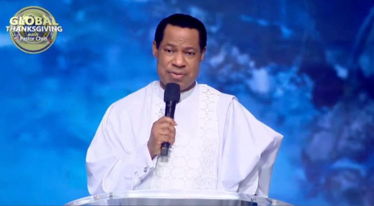 Thank you, Your Excellency, Rev. Chris Oyakhilome, DSc, DSc, DD, the best President in the world!