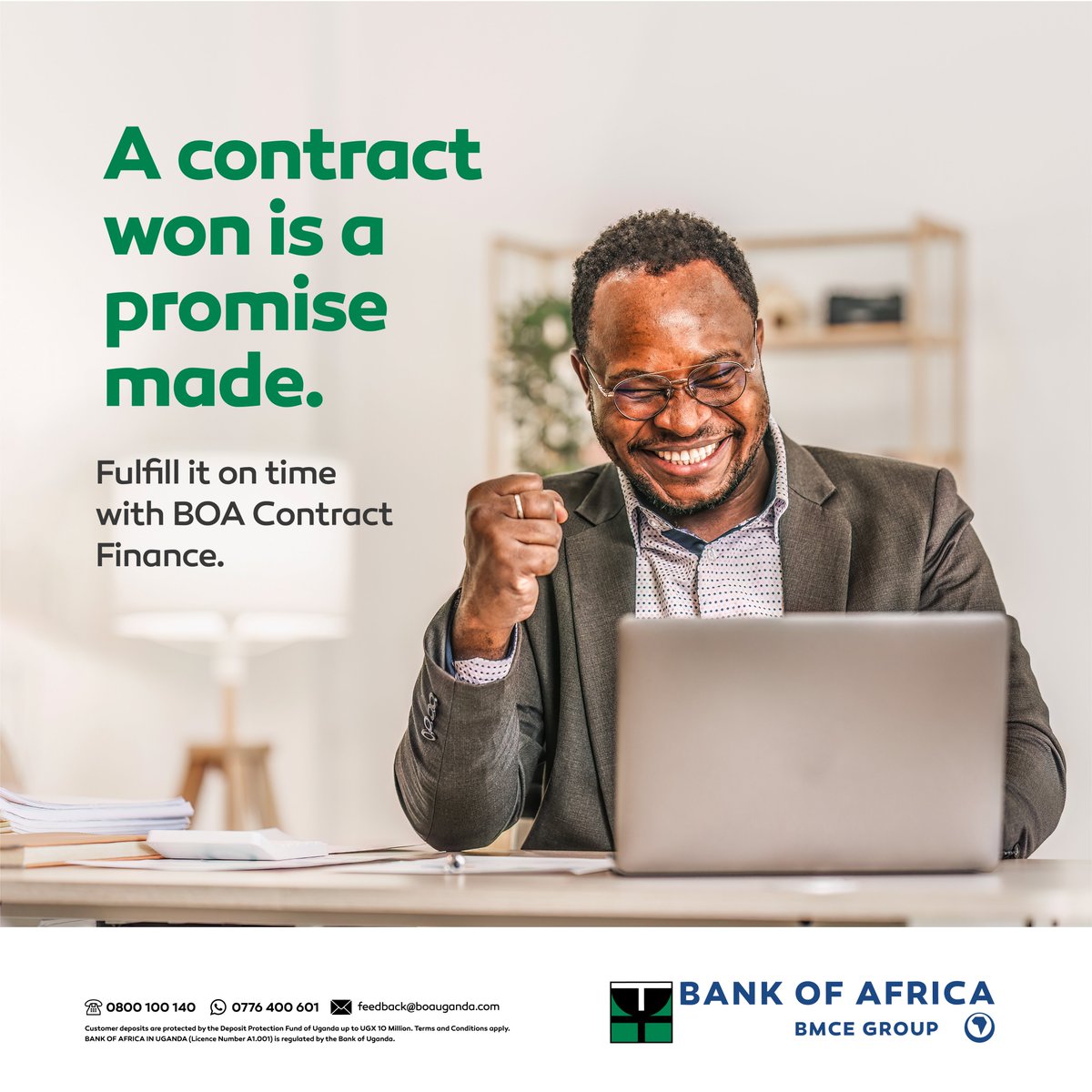 BankOfAfrica_Ug's tweet image. A signed contract is just the starting line. Delivery is where the real victory lies.

Fuel your success with a Contract Finance Loan,  empowering you to deliver on time, every time.

Apply now at  boauganda.com/online-loan/