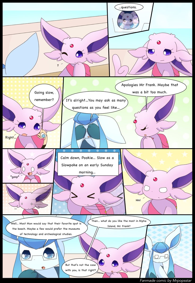 ES Chapter 5.2 page 10

#EeveelutionSquad #glaceon #eevee #espeon #pokemon #Eeveelution