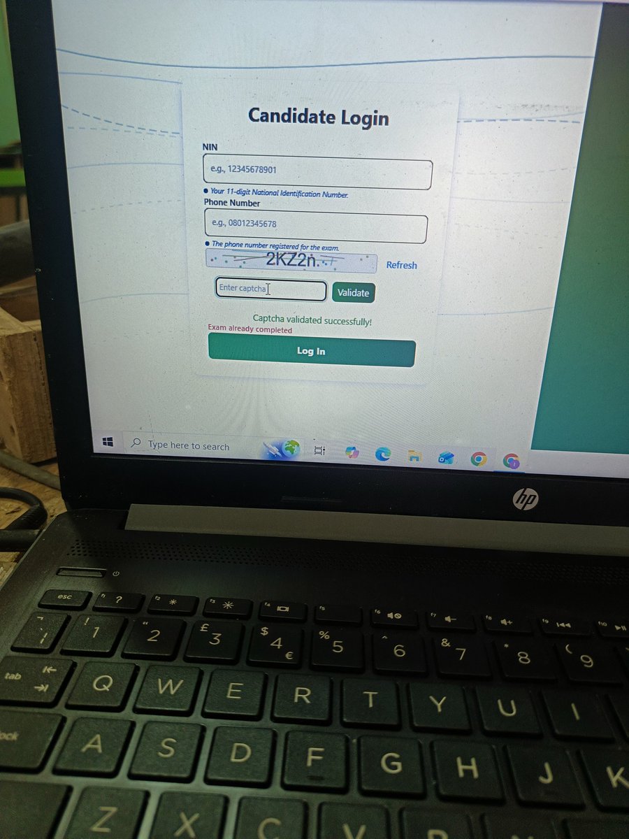 adamuadil's tweet image. Just log in to the exam portal, but it logged me out and says exam already completed, i wasnt even verified #CDCFIBRecruitment2025