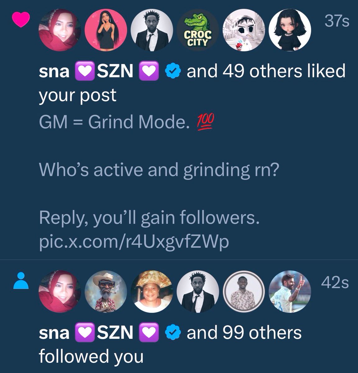 2999+ followers for you  🫂

Just say Hi, we follow you 👇

Pls Turn on my post notifications 👉🔔